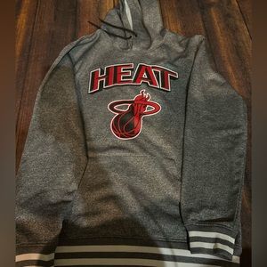 Ultra Game NBA Men's MVP Super Soft Pullover Hoodie Sweatshirt L Miami Heat